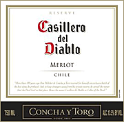 Concha y Toro 2007 Merlot Casillero del Diablo